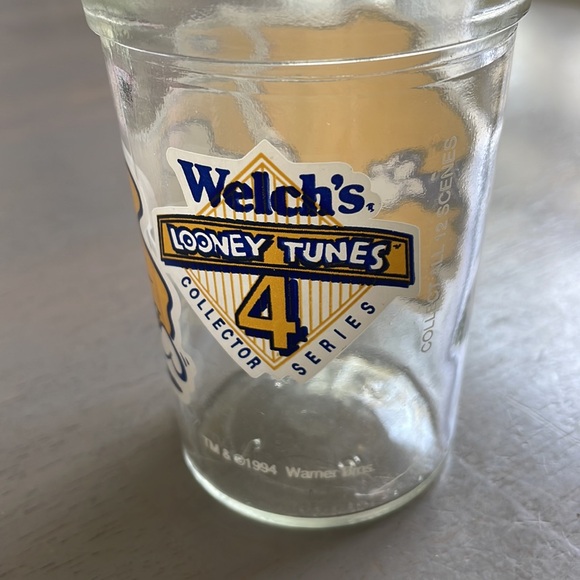 VINTAGE 1994 Warner Brothers Welch's Collector Series Glass  -  Looney Tunes 4 - Picture 5 of 6